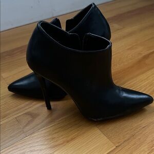 Black Stiletto Ankle Boots for Women